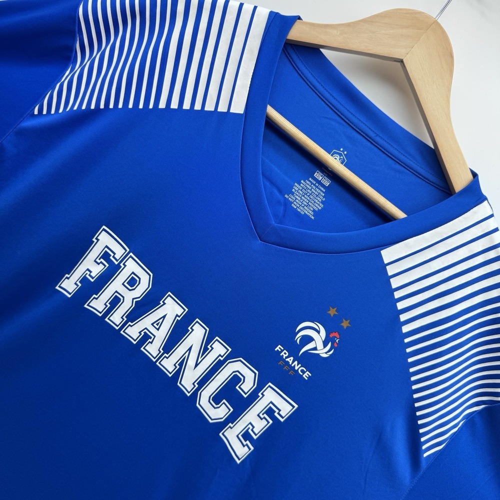 France FFF Soccer Jersey #10 Blue Men's XXL Football Shirt Official France